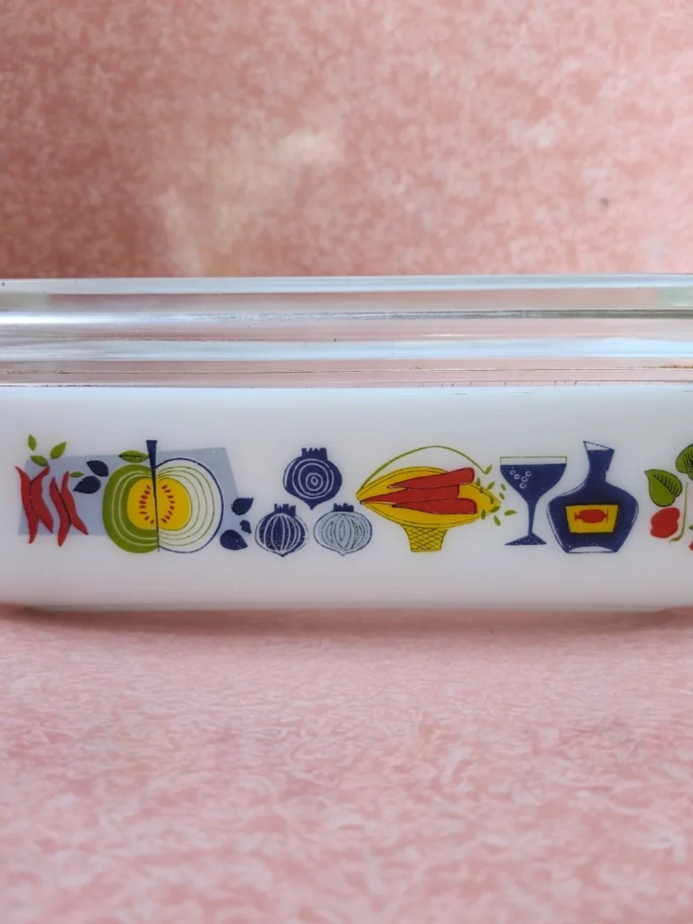 Pyrex j a j harvest vegetable casserole with lid